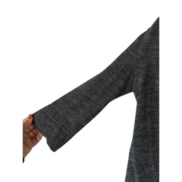 MM Lafleur Gray Speckled Career Office Slimming Casey‎ Faux Wrap Dress Medium - Picture 6 of 11